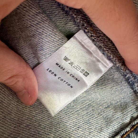 Rue Denim Lady Luck Jean Jacket, Size Medium - Picture 7 of 9